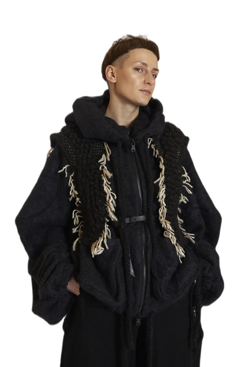 Black Woven Jacket