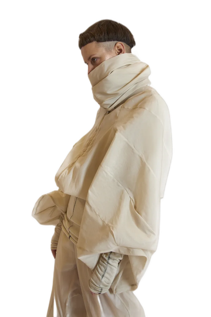 Cream Silk Suit view 4